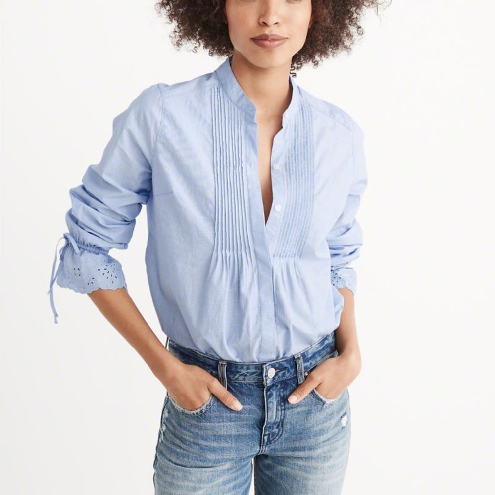 🌷NWT🌷Abercrombie tie sleeve shirt