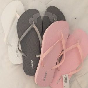 3 Pack Bundle - Old Navy Flip Flops