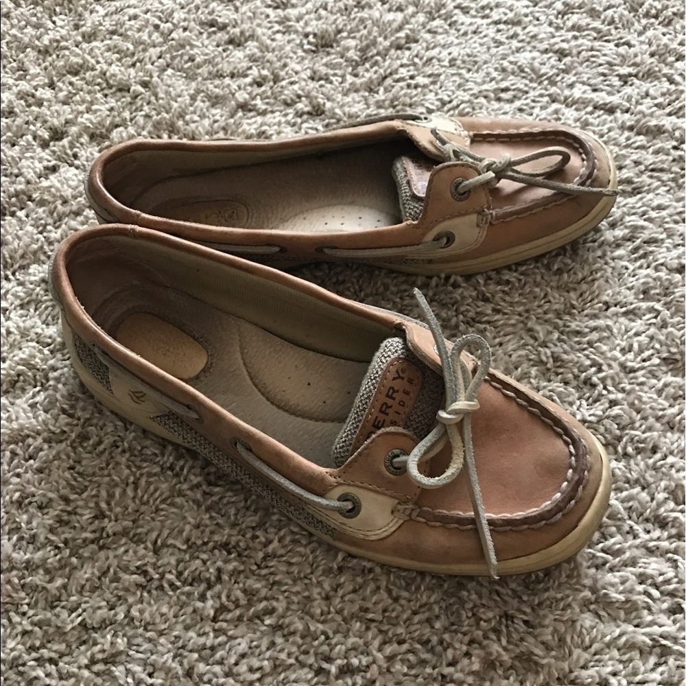 Tan Sperry Top-Sider