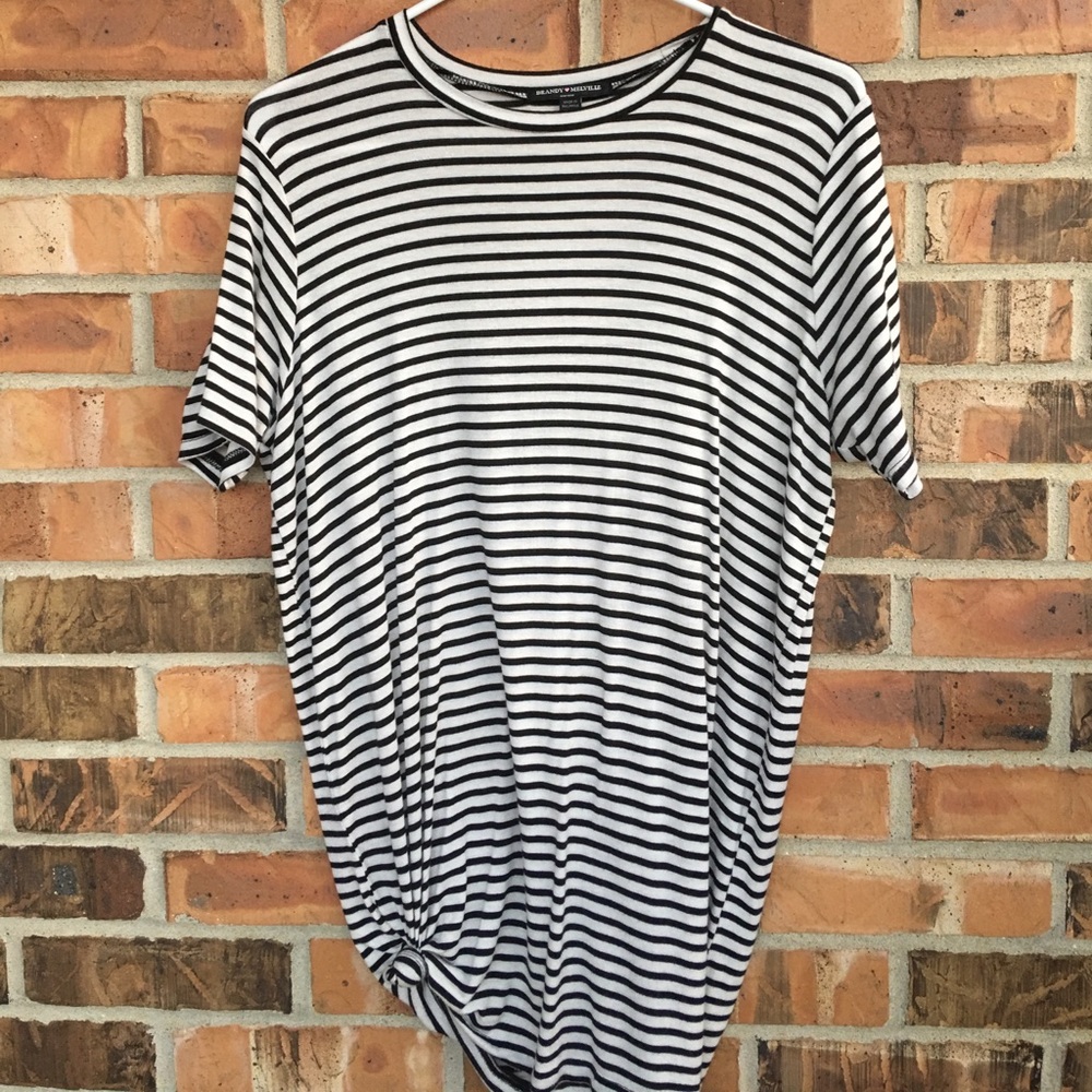 Brandy Melville striped tee shirt dress