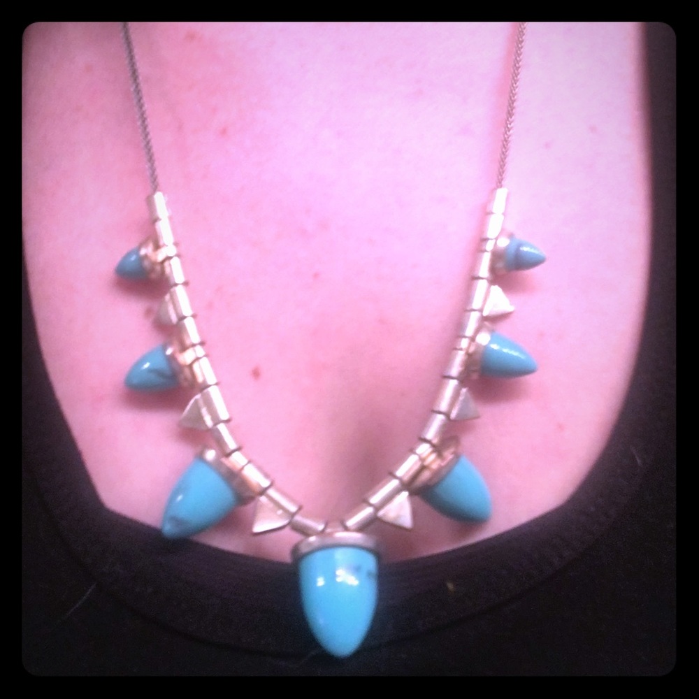 Turquoise statement necklace