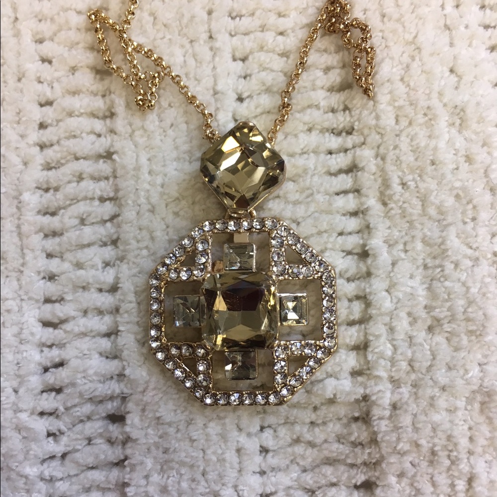 NWT Monet Rhinestone Necklace - Picture 2 of 4
