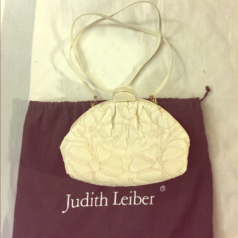 Vintage Floral Embroidered Judith Leiber Bag