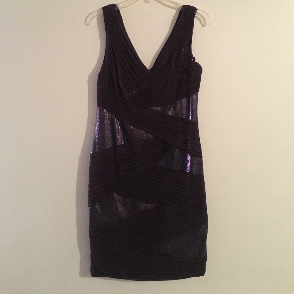 Purple cocktail dress