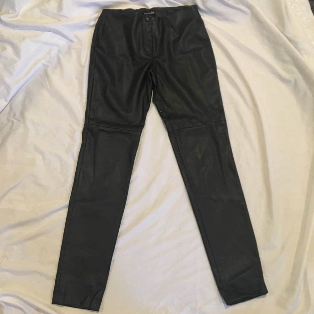 Black Leather Pants