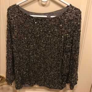 Vince muted sequin top. Great for parties!