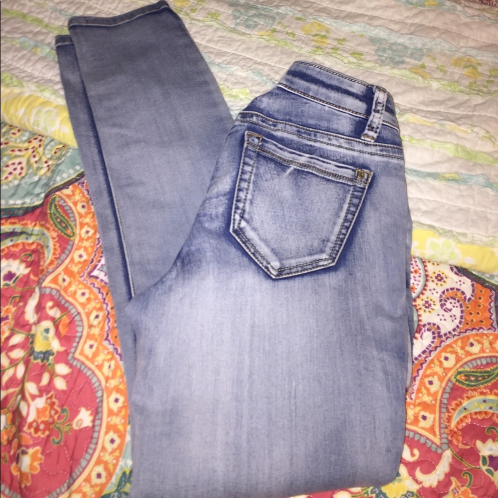 red camel ankle skinny jeans