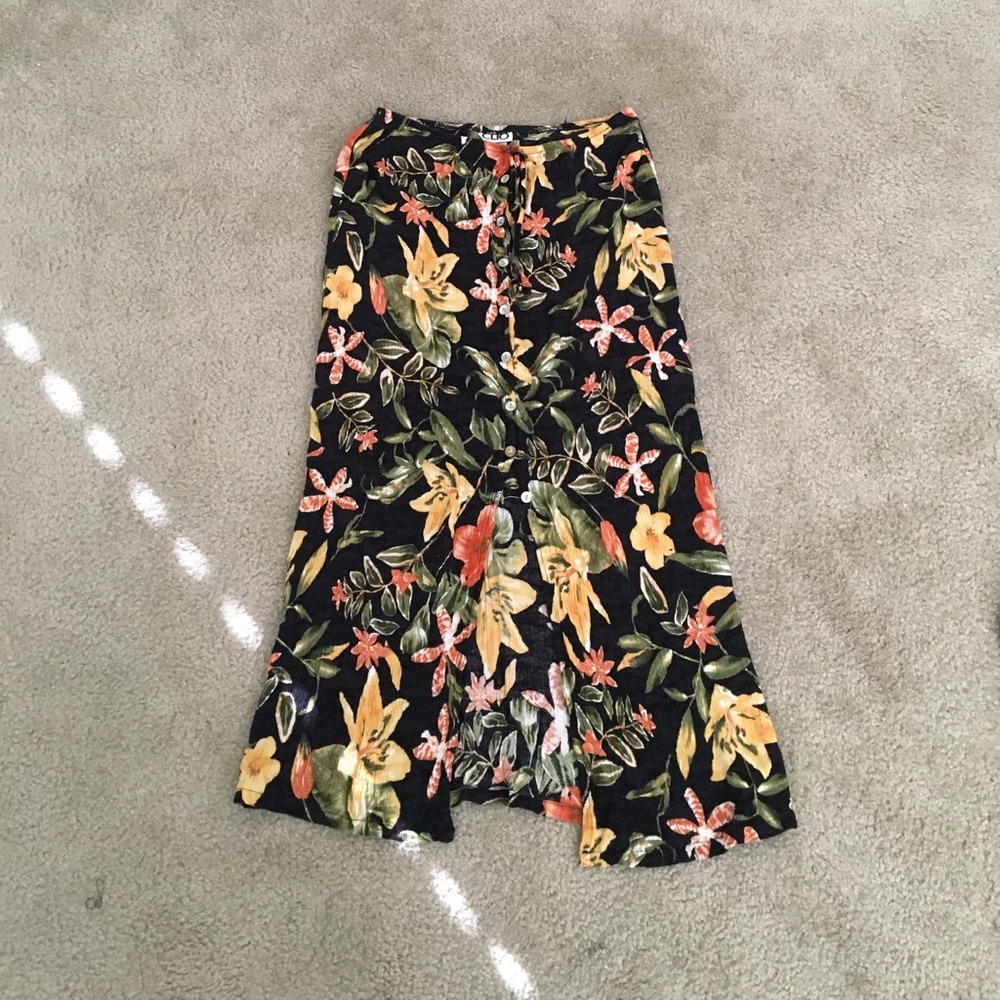Button up skirt