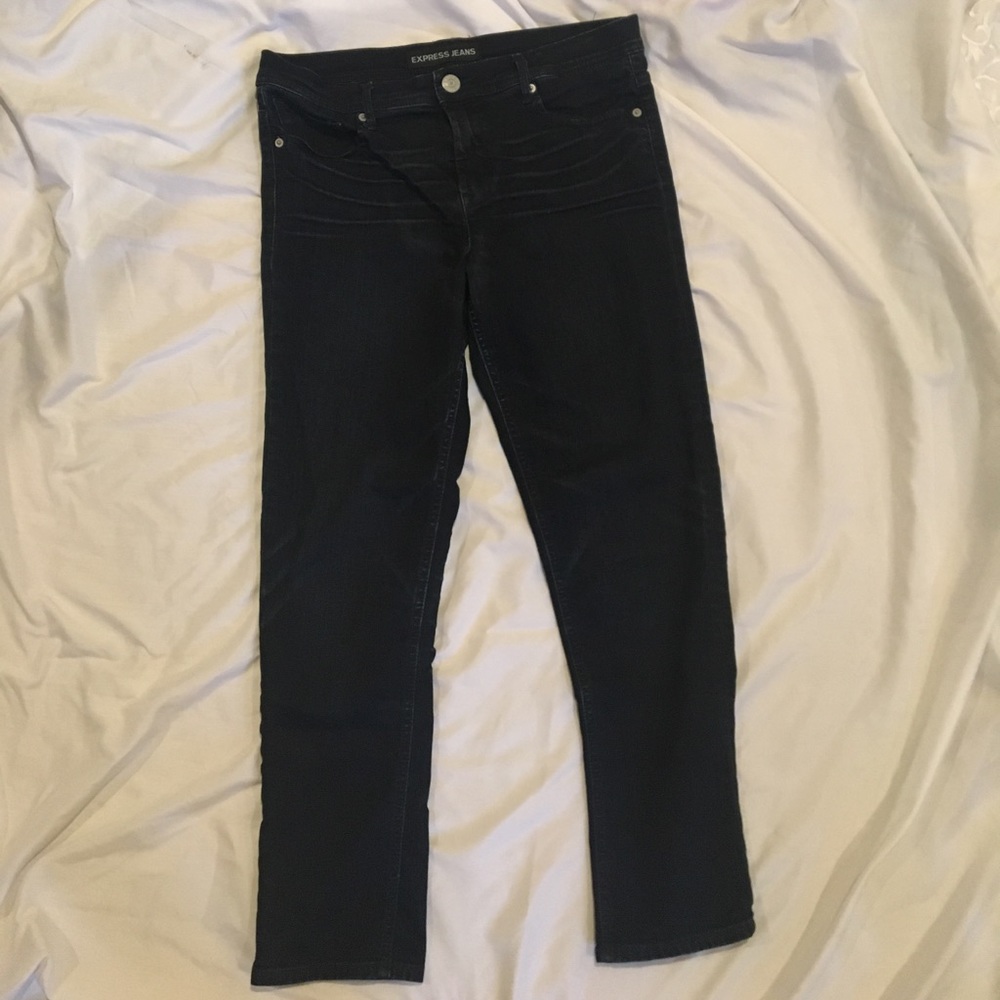 Express Dark Denim Pants
