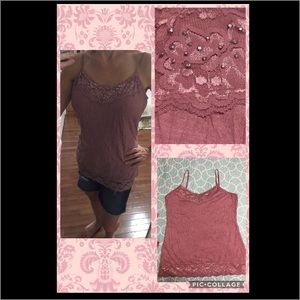Cami - Trimmed in tonal lace