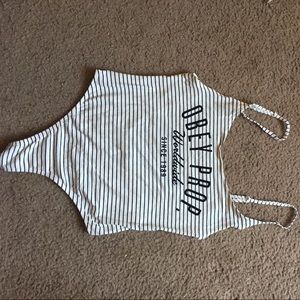 Obey stripes unitard