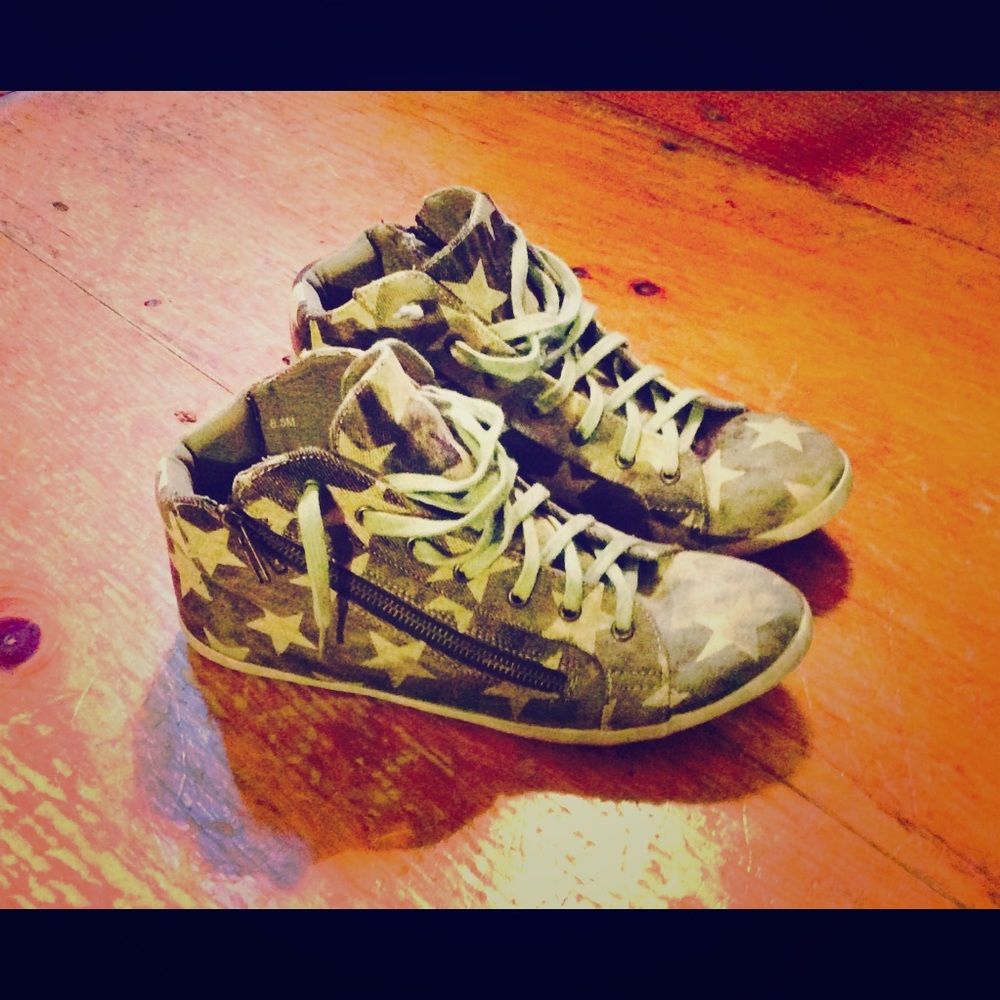 NEW! Stars and Stripes High Tops