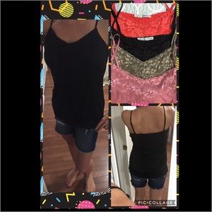 Cami - Trimmed in tonal lace