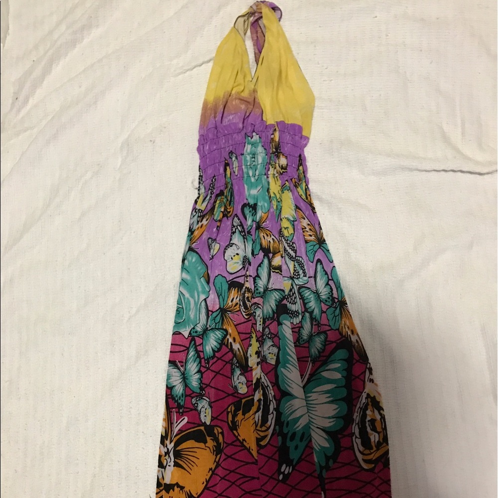 Dress with butterfly design