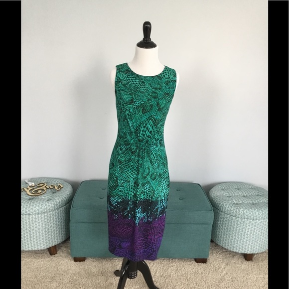 Calvin Klein Dresses & Skirts - Calvin Klein snakeskin dress size 10