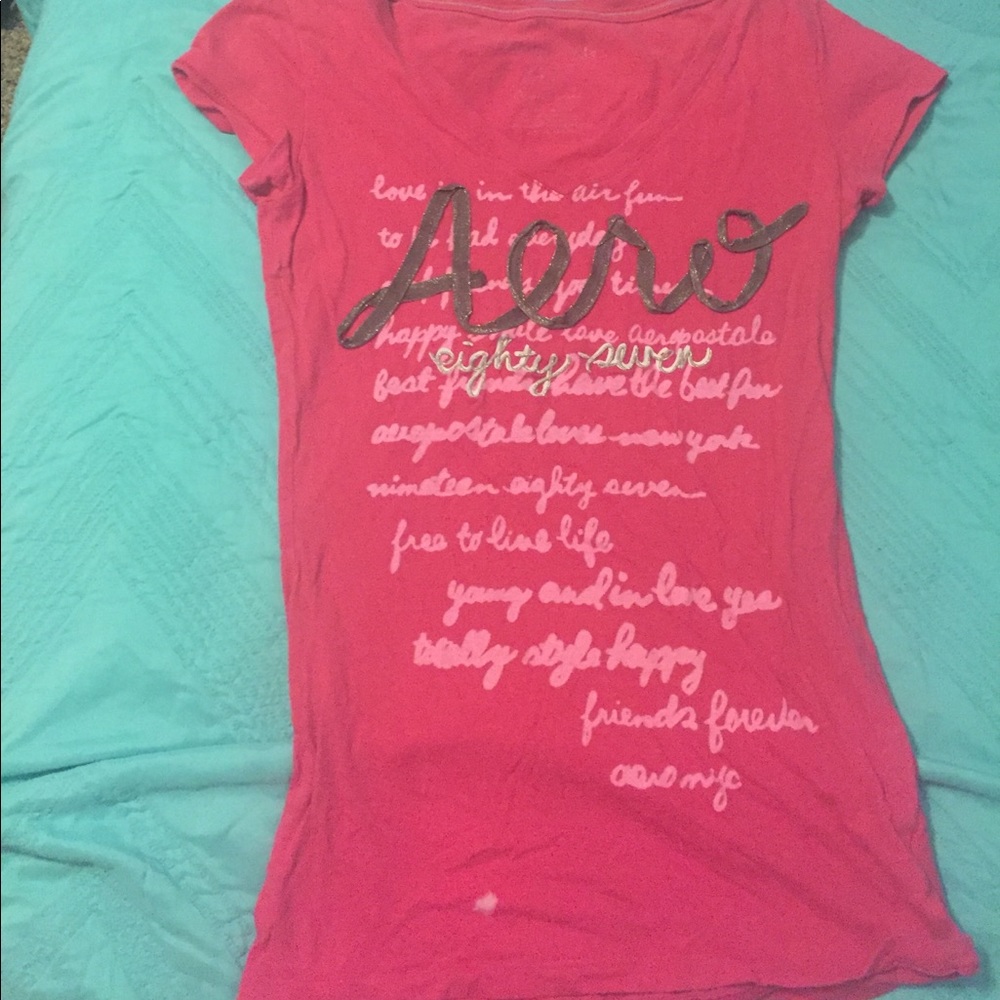 V neck Aeropostale shirt