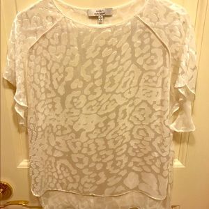 Robert Rodriguez animal print blouse. Stunning!