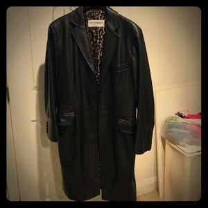 Leather Long Coat