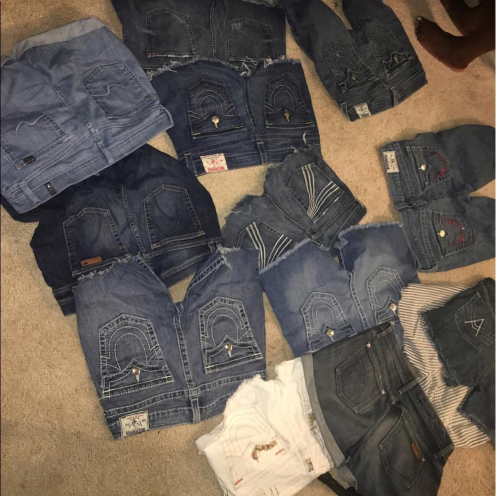 True Religion & 7 jeans Shorts