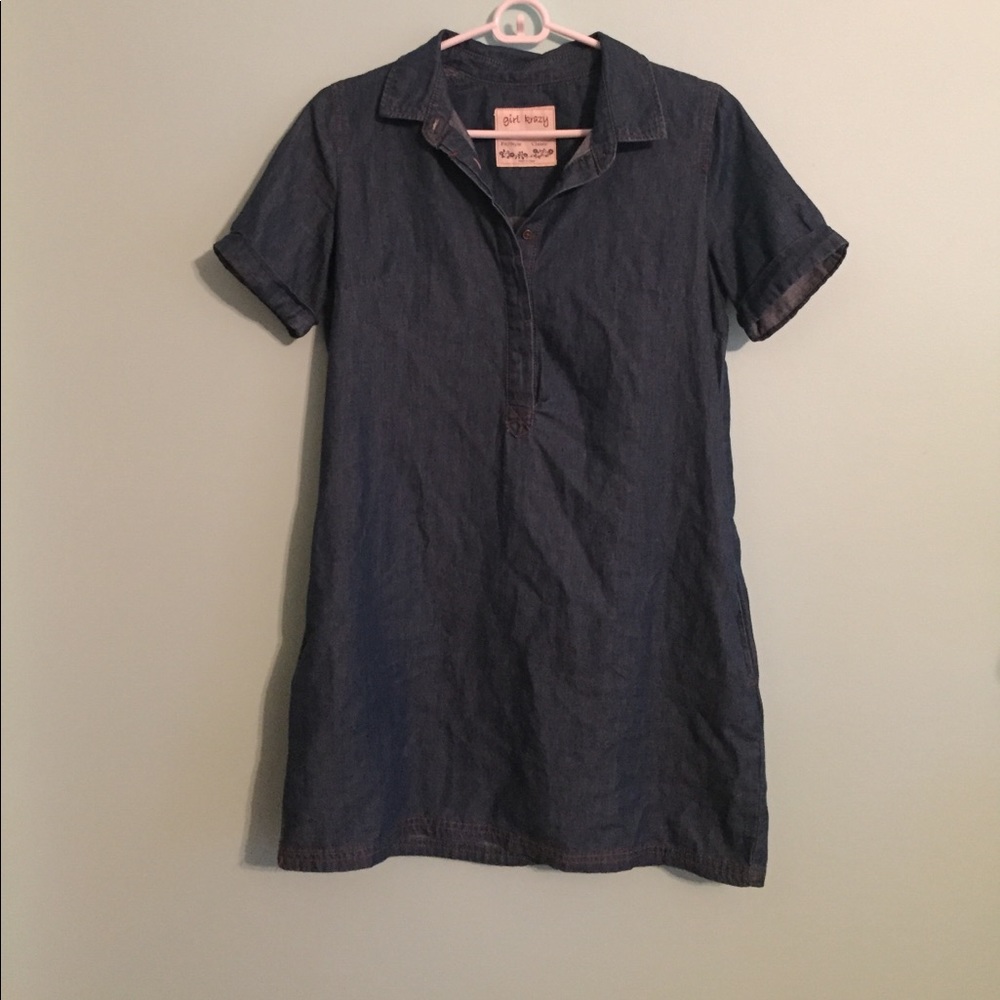 Chambray T-shirt Dress