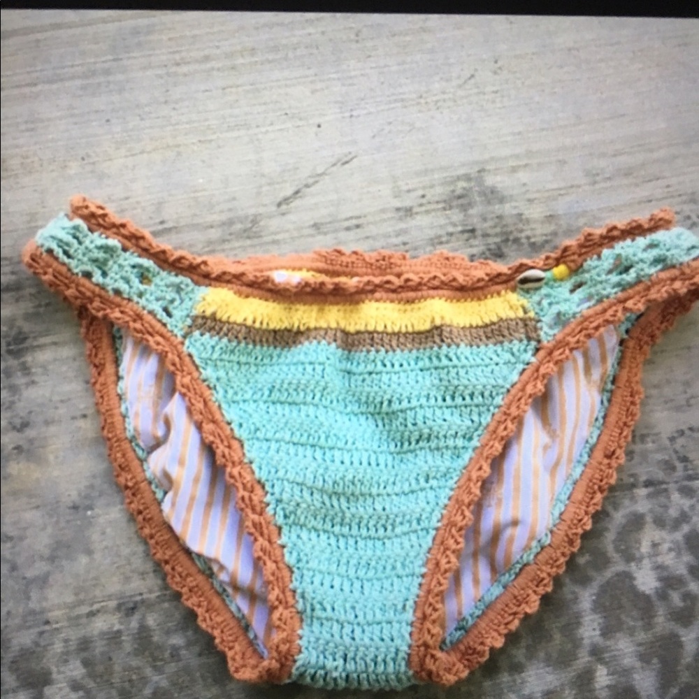 She made me bikini bottoms