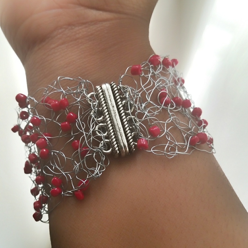 Handmade Wire Bracelet.