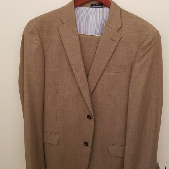 Tommy Hilfiger Light brown suit (jacket and pants) - Picture 1 of 7