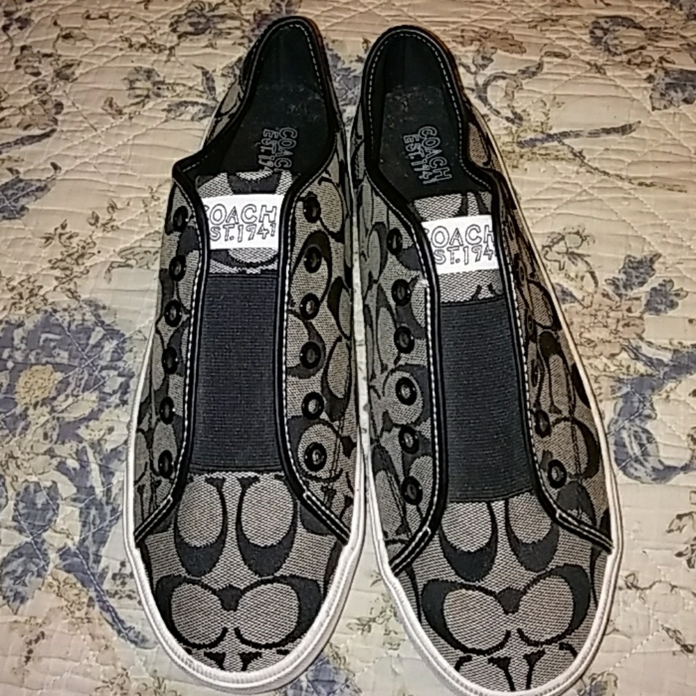Coach laceless sneakers