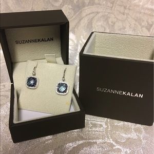 Suzanne Kalan English Blue Topaz Drop Earrings