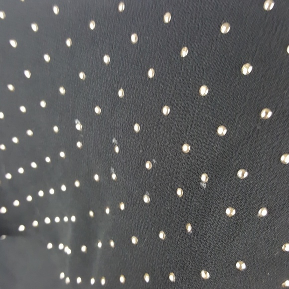 Cache Gold Jewelry Chain Straps Layered Blouse - Picture 8 of 8