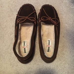 Rarely worn Minnetonka moccasins