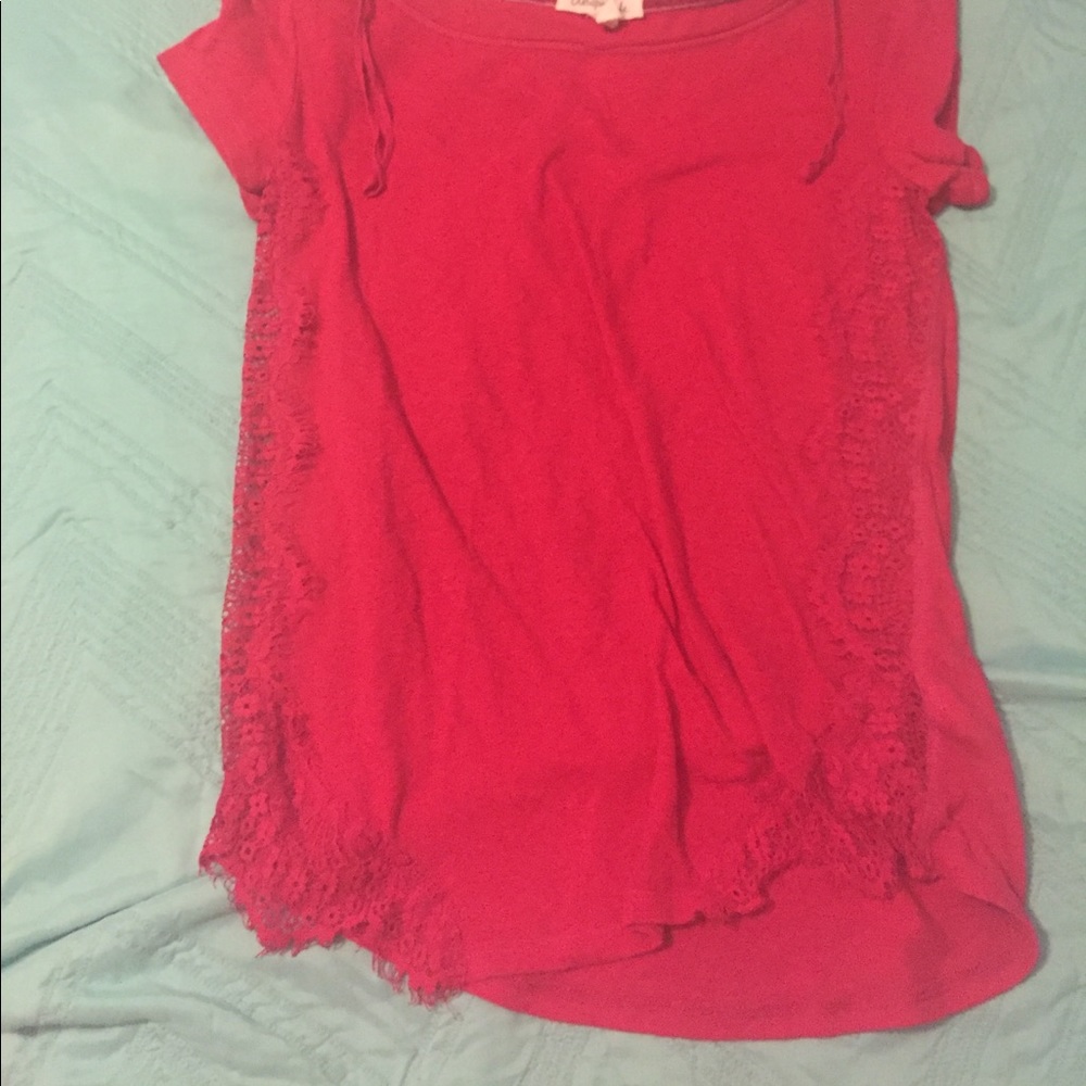 Aeropostale laced sided shirt