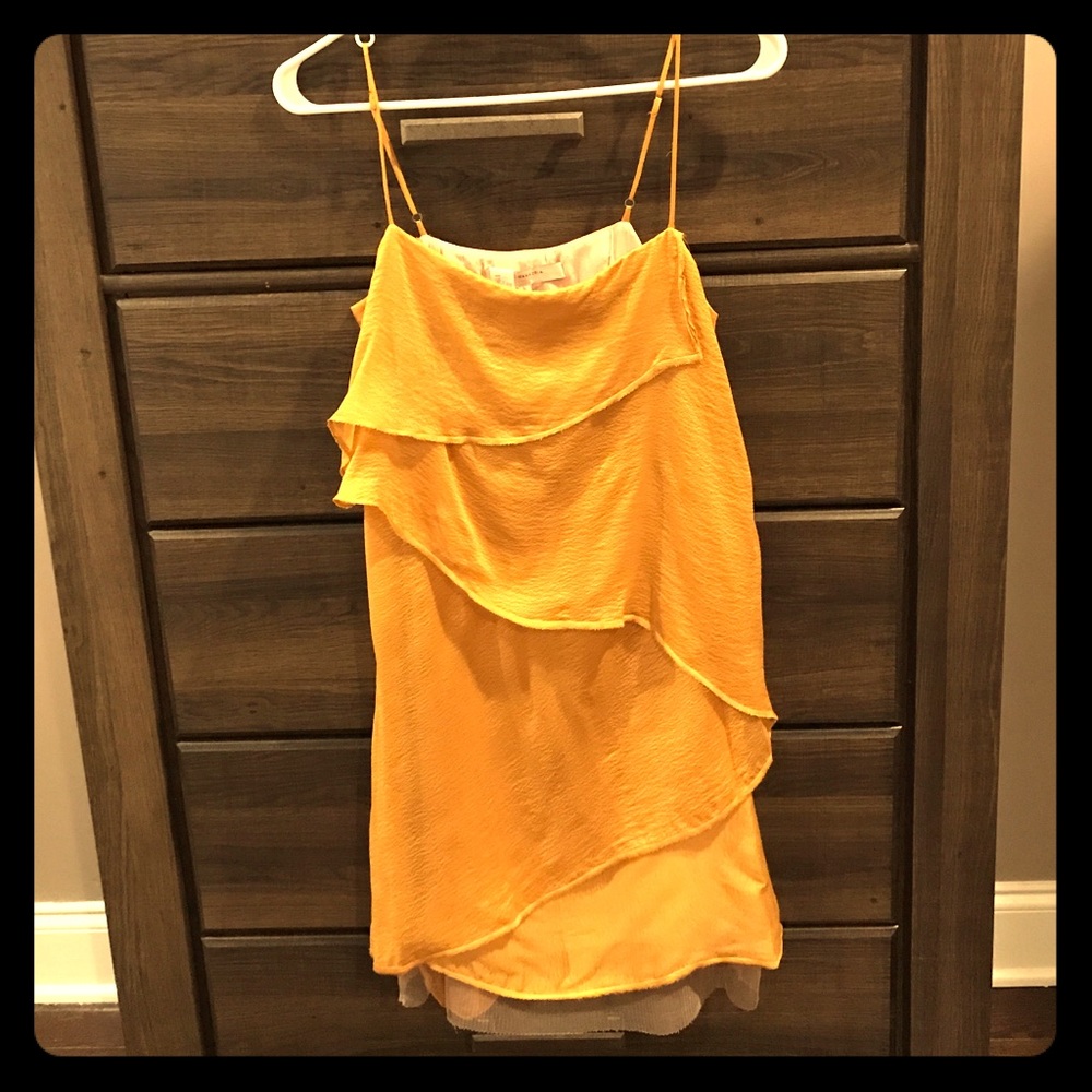 BCBG MaxAzria Cascading Silk Andie Dress