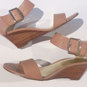 [NWOT] Nine West Nude Wedge Sandal