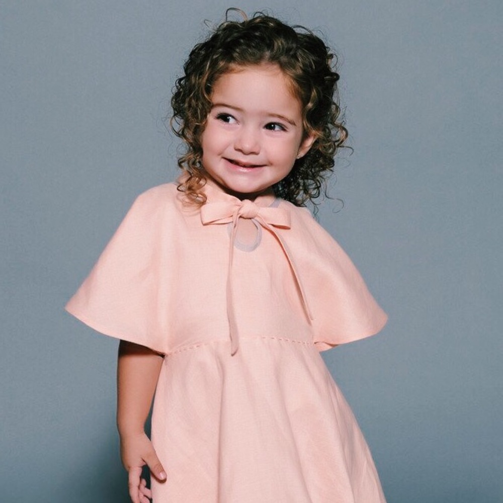 Dove dress in peach