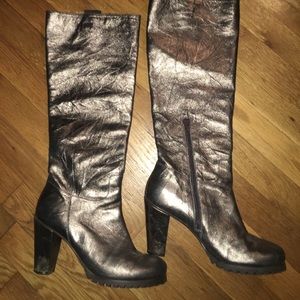 Bronze Gidigio knee boots