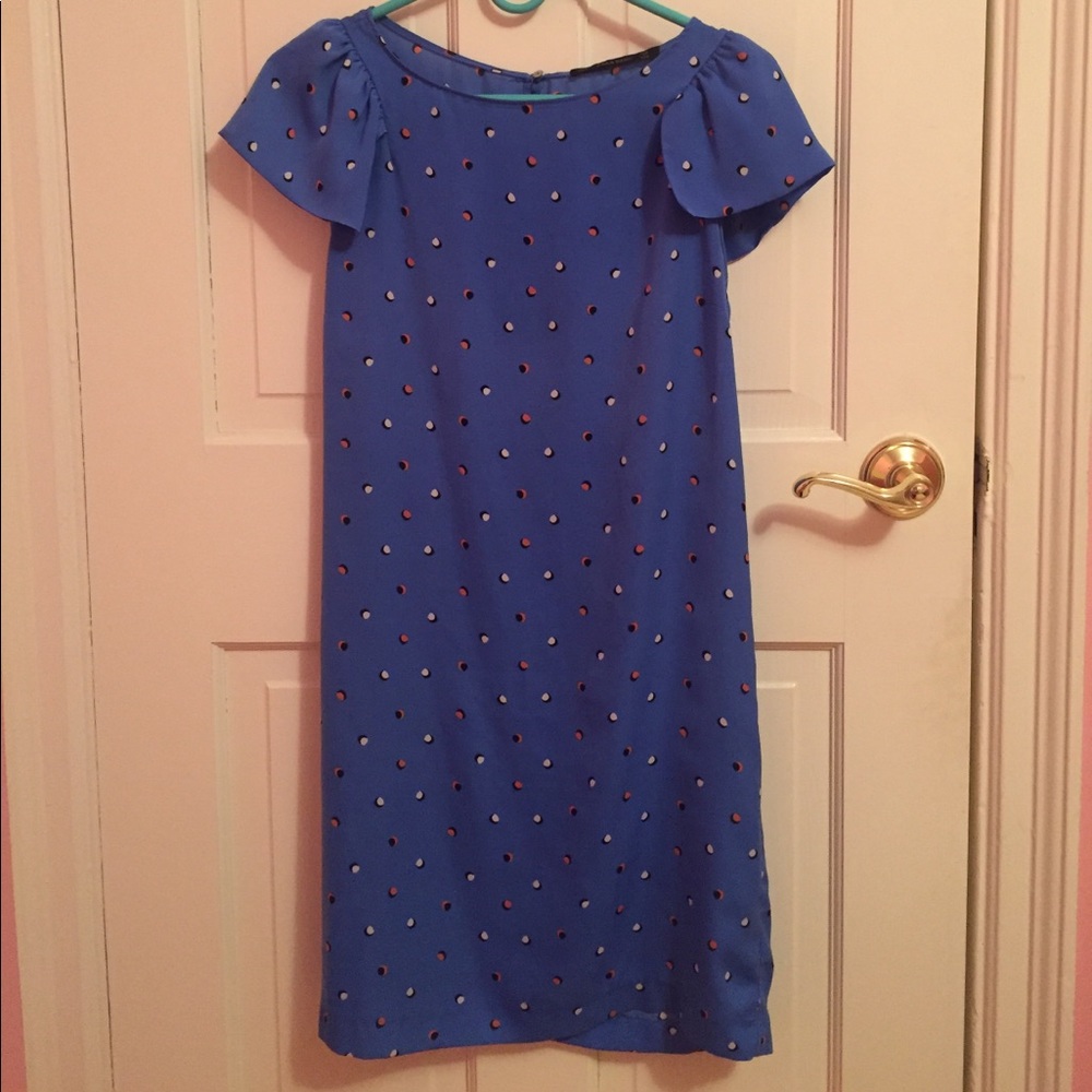 Zara Basic Blue Dress
