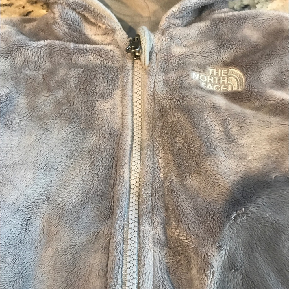 Gray Northface zip up