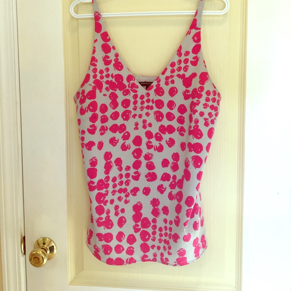 Banana Republic patterned Shell tank