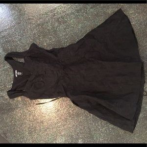 Hot topic black skull corset dress