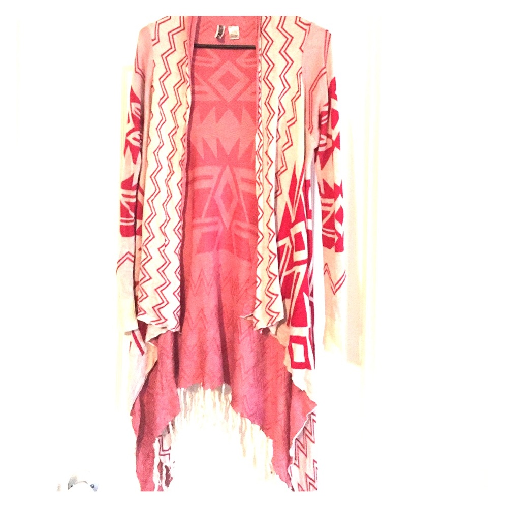 Bke fringe cardigan XL