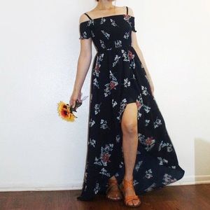 BOHO off shoulder Maxi dress