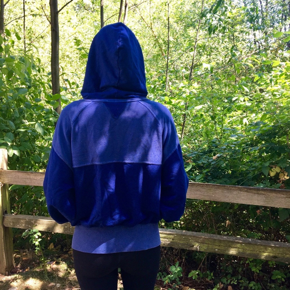 Deep blue Free people movement zip-up jacket - Picture 2 of 6