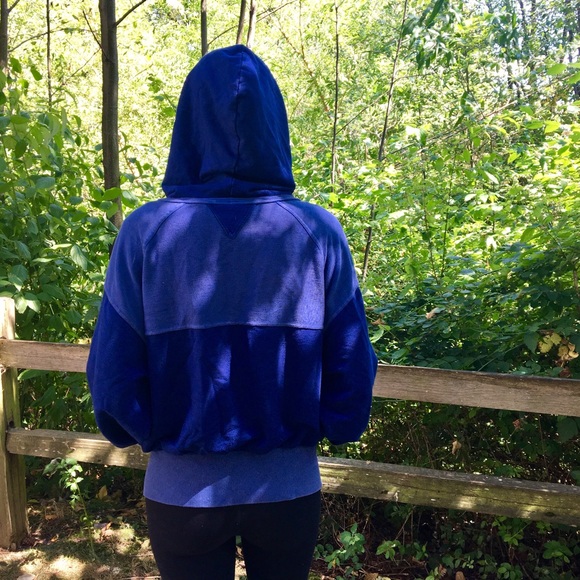 Deep blue Free people movement zip-up jacket - Picture 2 of 6