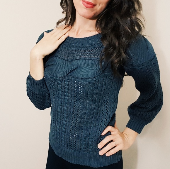 Sweaters - SALE! Knitted gray sweater | small