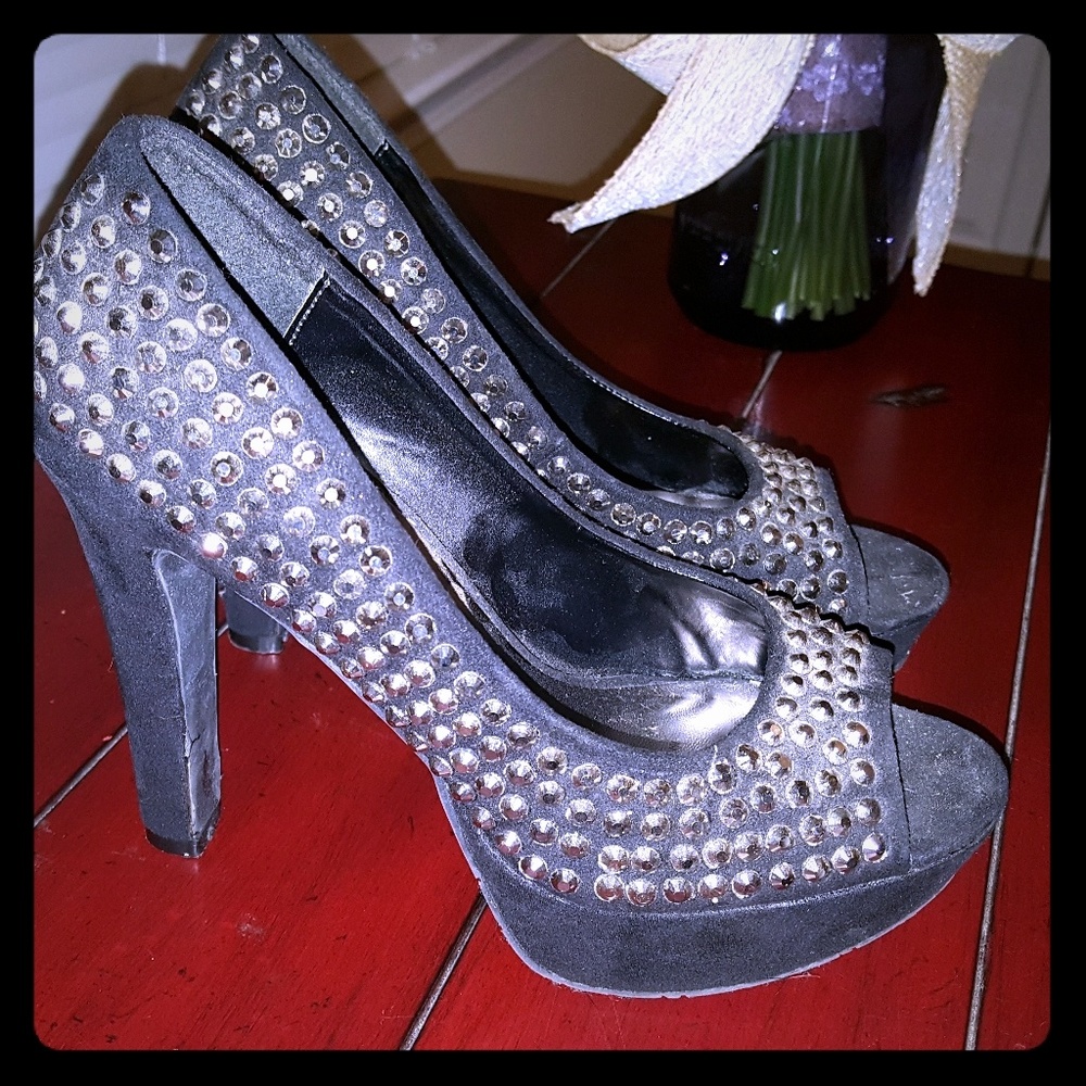 Rhinestone Heels!