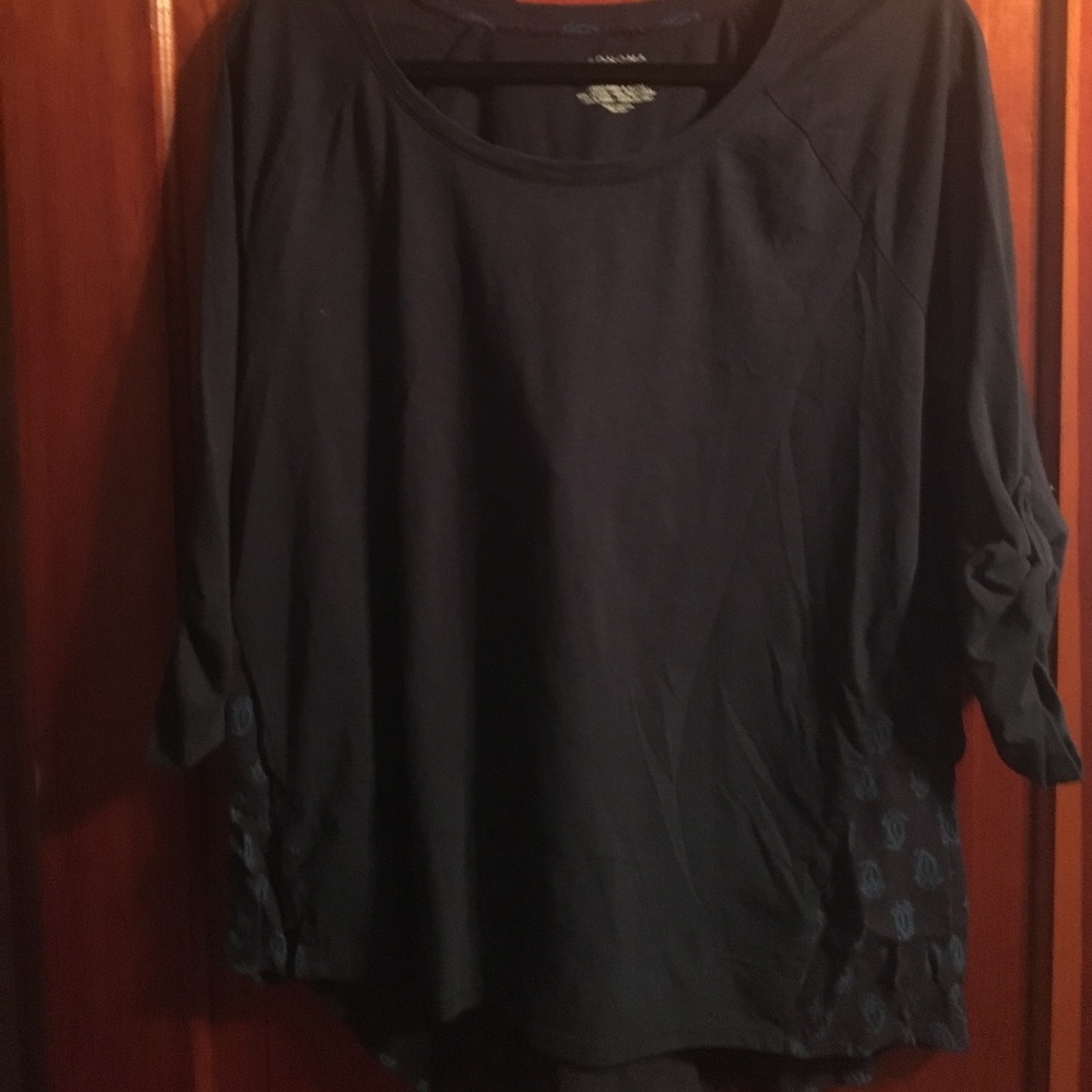 Fun navy blue shirt