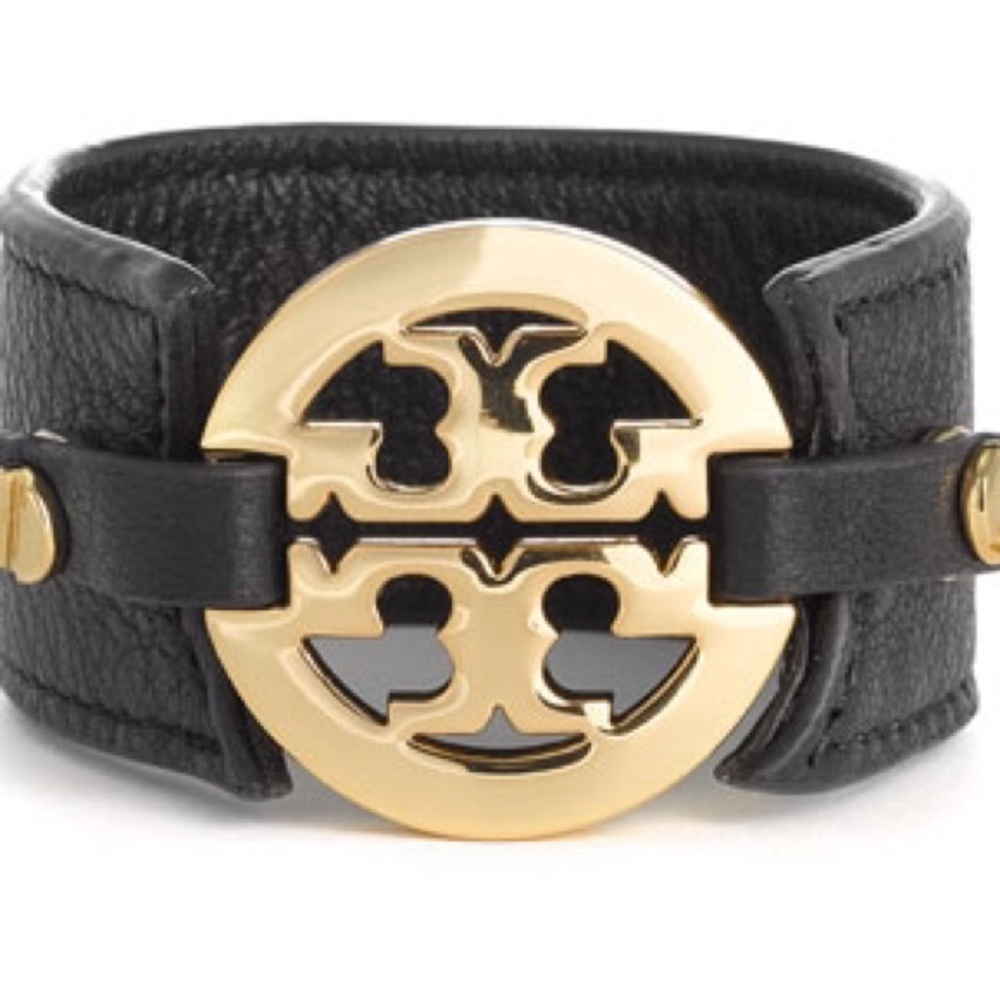 Tory Burch Black Logo Bracelet