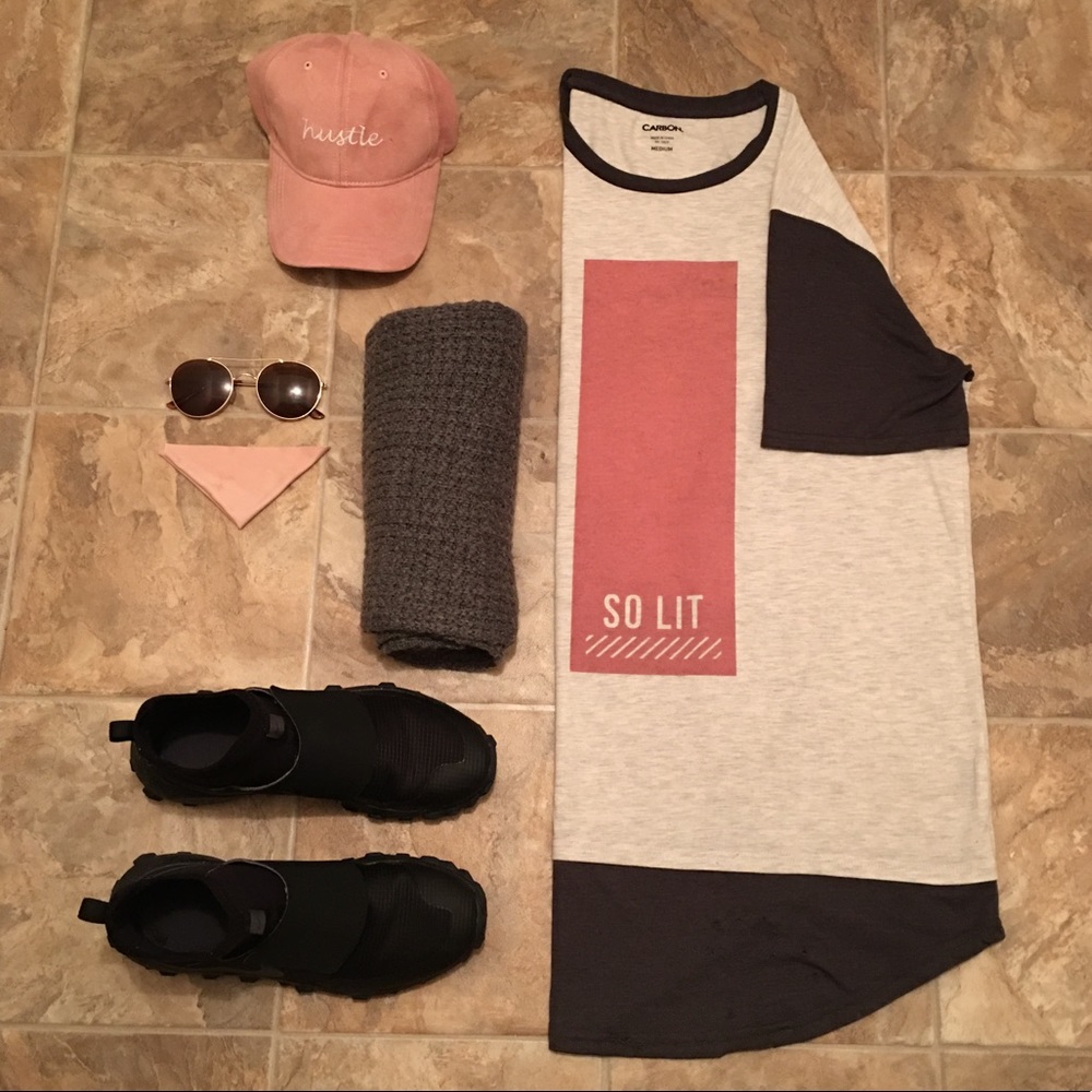 Carbon "So Lit" EXTENDED TEE (TEE ONLY)