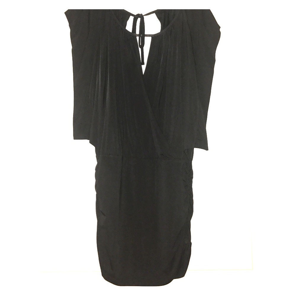 bebe Black Scoop Neck Tunic
